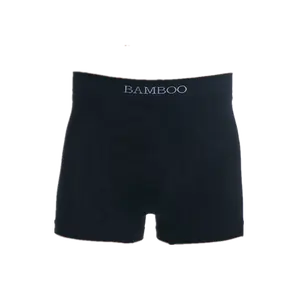 Oem/Odm Ademend Naadloze Compressie Spandex Groothandel Designer Bamboe Mannen Boxer Short Ondergoed Custom