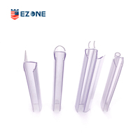 Sdanli – Joint inférieur moderne sans cadre en PVC transparent pour porte de douche en verre, visser facilement, idéal pour hôtels, garantie 1 an