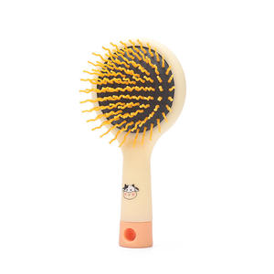 Cepillo antiestático creativo para chica de dibujos animados al por mayor, cepillo de pelo con cojín de <span class=keywords><strong>aire</strong></span> y mango pequeño bonito con estampado de animales y espejo - Product Image 5