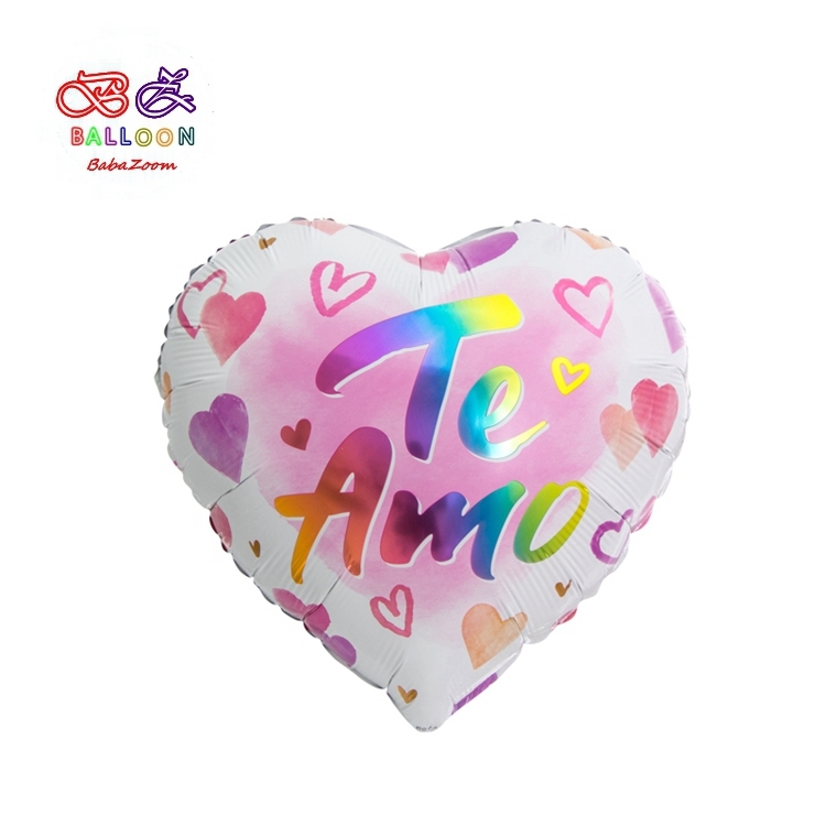 BabeZoom Bonbons Couleur 18 pouces Amour Coeur Forme Décoration De Mariage Ballons