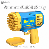 Machine à bulles automatique pour enfants, jouet amusant pour les fêtes d'été en plein air, cadeau pour enfants, vente en gros, approvisionnement en vrac