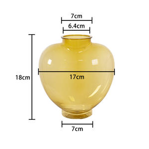 Meixuan florero hidropónico transparente de plástico soplado con boca moderno para sala de estar - Product Image 6