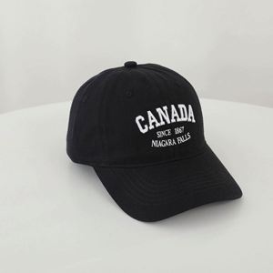 Casquette de baseball unisexe non structurée en coton 100% à 6 panneaux, douce, avec broderie 3D Canada, pour adulte, vente en gros, usine BSCI - Product Image 5