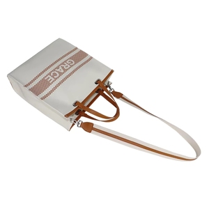 Bolsos Tote para Mujer, Bolsos Tote Lisos, Bolsa de Lona Simple con Correas de Cuero, Personalizable - Product Image 4