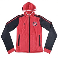 Produsen Pakaian Custom Jaket Hoodie Pria Berkualitas Tinggi dengan Ritsleting Depan Penuh dan Tanpa Desain