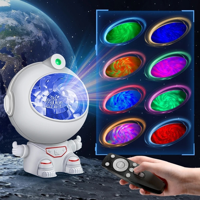 LED Mini Astronaut Galaxy Projector Lamp Rotatable Led Star Light Galaxy Spaceman Starry Sky Projector Night Light