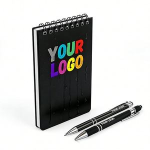 Cuaderno de Notas Personalizado Tamaño A5, Resistente al Agua, con Cubierta de Papel Texturizado, Encuadernación Espiral, Costura PP, Blocs de Notas de Colores para Uso en Oficina y Exteriores - Product Image 1