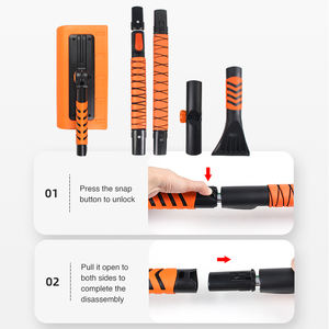 Pelle à neige pliable robuste, détachable et compatible avec les chariots, pour l'élimination professionnelle de la neige en hiver - Product Image 3