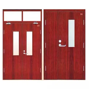 China Factory Interior Apartment Room Cheap Price Solid Wooden Doors For Houses