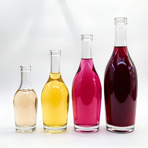 Bouteille personnalisée <span class=keywords><strong>de</strong></span> 500 ml et 700 ml à col long, design ventru, base épaisse, pour brandy, spiritueux, vodka, liqueur, avec bouchon - Product Image 4