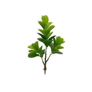 Plante artificielle nordique transfrontalière en plastique/PVC, plante verte <span class=keywords><strong>haut</strong></span> <span class=keywords><strong>de</strong></span> <span class=keywords><strong>gamme</strong></span>, luxe léger, ficus lyrata, plante d'intérieur - Product Image 1