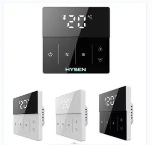 HY609AC WIFI ventilateurs unités Thermostat intelligent climatiseur refroidissement chauffage 5 + 2 jours Programmable Tuya