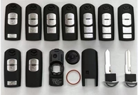 Casing cangkang kunci mobil untuk Mazda 3 5 6 8 CX5 CX7 CX9 CX-5 CX-7 CX-9 MX-5 MX5 Miata RX-8 X-5 Summit Axela Atenza M3 M6