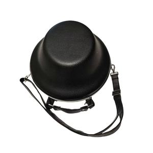 Factory Custom High Quality Eva Cowboy Hats Storage Case Leather Hat Storage Box Portable Protective Carrying Hat Case