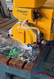 Machine de découpe à pont 4 axes ZUES 4+1, moteur, boîte de vitesses, pour granit et marbre, personnalisable, télécommande CNC, scie à pierre 15 kW 220 V/380 V - Product Image 3