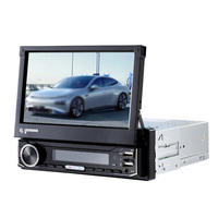 Autoradio PC universel MP5 avec écran rétractable manuel à axe unique pour la vente en gros