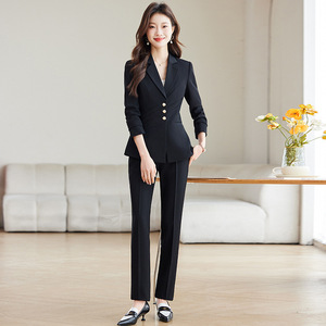 Women's Suit Set Polyester Three Quarter Sleeve Formal Anti-Wrinkle Autumn Wear - Product Image 2