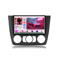 Radio GPS Android de 9'' para Auto, Compatible con 4G, Carplay 360, WiFi y Bluetooth Integrados, para BMW Serie 1 E81 E82 E87 E88 2004-2011 Manual