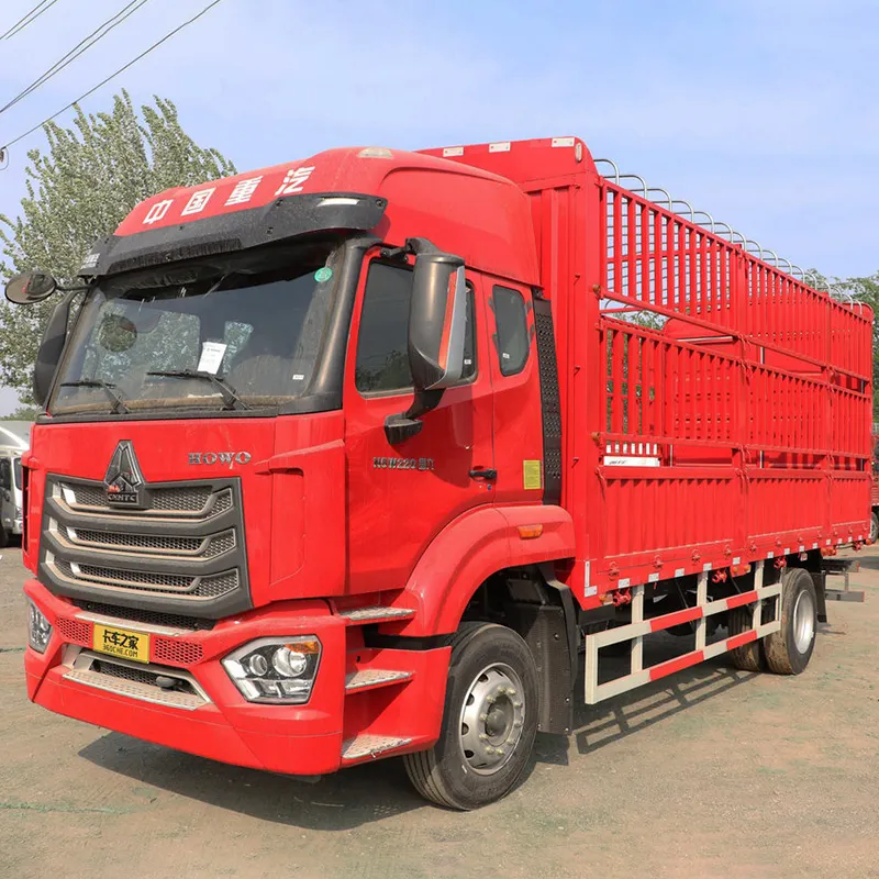 Factory Price Howo 370hp 8-40 Ton Mini Van Cargo Truck 4x2 6x4 8x4 Box Cargo Truck For Sale