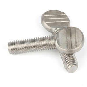 Tornillo de Acero Inoxidable de Fácil Operación, Tornillo Manual con Forma de Paleta de Ping Pong - Product Image 1