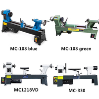 Tour à bois miniature Youlike 12 pouces MC1218VD, moteur 750W, 110-240V, vitesse du brocheur 500-3150 tr/min, longueur de travail maximale 457 mm