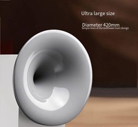 Système de haut-parleurs de fête portables Gold3 Dual 8 pouces - Haut-parleur PA Bluetooth HiFi 60W avec lumières LED RGB