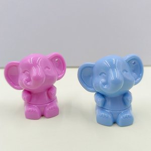 Vente en gros de produits Baume à lèvres vide en forme de petit éléphant avec porte-clés bricolage Conteneur de luxe <span class=keywords><strong>Tube</strong></span> de boue pour les lèvres Emballage cosmétique - Product Image 4