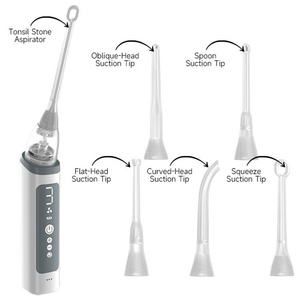 Nouveauté : Nettoyeur de calculs amygdaliens avec 5 embouts d'aspiration différents - Product Image 2