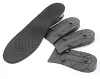 Semelles intérieures confortables en PVC hautement élastiques, invisibles, avec coussin d'air, rehausseurs de chaussures avec absorption des chocs, élévateurs de talon, semelles intérieures augmentant la taille