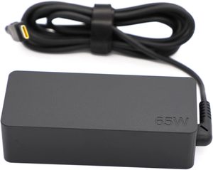 Chargeur pour ordinateur portable 65W USB Type C (USB-C) Adaptateur secteur AC - ThinkPad T14 T15 E14 Certifié UN38.3 Garantie 6 mois Noir En stock - Product Image 1