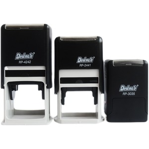 Sello de Escritorio de Plástico de Alta Calidad, Automático, con Fecha y Texto Personalizables, para Depósitos Bancarios, <span class=keywords><strong>Correo</strong></span> y Otros Usos - Product Image 1