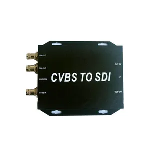 Boîtier de convertisseur Mini Hd 1080p 3g CVBS à SDI, prise en charge de CVBS à SDI, signaux affichage