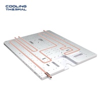 Plaque froide en aluminium sur mesure pour refroidissement liquide, dissipateur thermique pour centre de données et supercalculateur