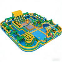 Parcours d'obstacles gonflable commercial pour adultes : Jeux gonflables géants pour aire de jeux, défis et châteaux gonflables