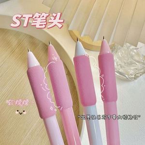 Oferta: Paquete de 4 Bolígrafos de Gel Negro de 0.5mm con Punta ST, Retráctiles, de Secado Rápido, Escritura Suave y Agarre Cómodo - Product Image 5