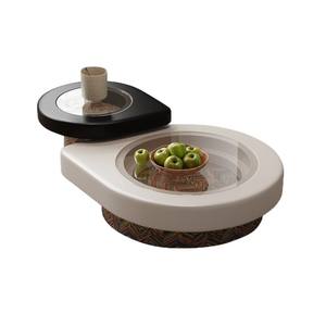<span class=keywords><strong>Table</strong></span> <span class=keywords><strong>basse</strong></span> moderne haut de gamme <span class=keywords><strong>en</strong></span> verre trempé durable, forme spéciale, luxe léger, convertible, écologique, avec rangement, mobilier de maison - Product Image 5