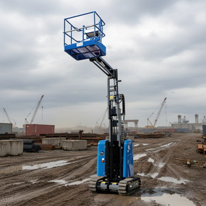 รถยกไฮดรอลิกแบบเคลื่อนที่ได้เองยี่ห้อดังจากยุโรป ขนาด 9.2 เมตร รับน้ำหนัก 200 กิโลกรัม ระยะเอื้อม 3.5 เมตร สำหรับตัดแต่งกิ่งไม้กลางแจ้ง - Product Image 5