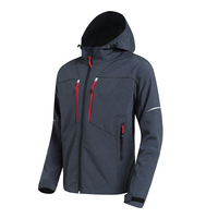 Reflecterende Fietsjas Thermisch Fleece Motorjas Winddichte Wandelkleding Lange Jersey Winterjas Softshell Jack