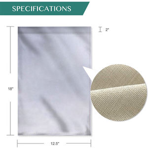 Индивидуальная Классическая монограмма Садовый флаг 12*18 дюймов двухсторонняя печать на открытом воздухе украшение газона Буква S Садовый флаг - Product Image 4