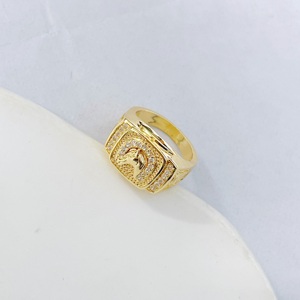 JML Wholesale 14k Gold Plated <strong>Crystal</strong> Children's Fashion <strong>Ring</strong> Daily Wear Accessory Religious Design Hollow Cross Virgin Mary - Product Image 2