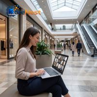 Ordinateur portable professionnel CoreNest 15,6 pouces ultra fin, Intel Celeron 5205U, écran Full HD, lecteur d'empreintes digitales, clavier rétroéclairé, ordinateur portable de bureau