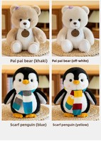 Vente en gros de jouets en peluche de 8 pouces, de haute qualité, super doux, mignons et amusants, pour machines à griffes, personnalisables