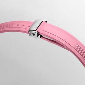 Montre mécanique automatique pour femmes avec index en forme de bâtonnets, bracelet en caoutchouc, affichage de la date, verre saphir, Longinesing - Product Image 5