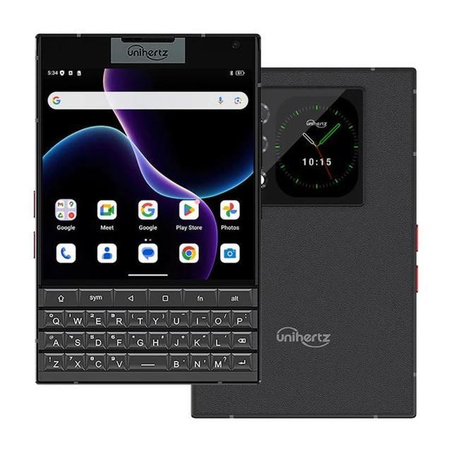 2026 Newest Unihertz Titan 2 QWERTY Physical Keyboard Phone, 12GB+512GB, Fingerprint, 4.5 Inch + 2 Inch Android 15 Phone