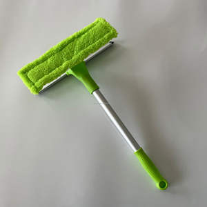 Nettoyeur de vitres 2 en 1, raclette double face en <span class=keywords><strong>microfibre</strong></span>, essuie-glace double face avec lame en caoutchouc, offre spéciale, - Product Image 2