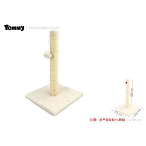 เสาข่วนเล็บแมว ยอมมี่ ขนาด 30 ซม. พร้อมของเล่นลูกบอลสำหรับแมว - Product Image 4