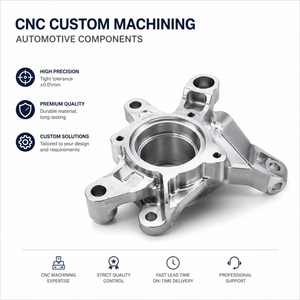 Usinage CNC et électroérosion à fil pour rotules de direction automobiles sur mesure. Option en acier inoxydable, tolérance de 0,01 mm - Product Image 1