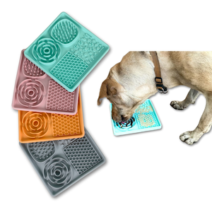 Silikon-Leckmatte für Hunde mit Saugnäpfen, Schlingmatte zur Reduzierung von Langeweile und Angst, für Erdnussbutter und Joghurt - Product Image 2