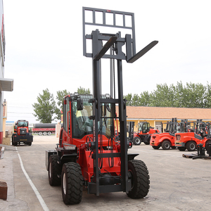 מכירות ישירות מהמפעל מלגזות דיזל 3 3.5 4 5 טון איכותיות, מלגזות דיזל טלסקופיות מפרקיות לשטח קשה - Product Image 6