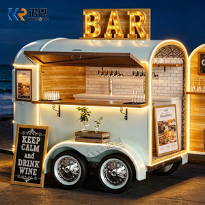 Remorque de restauration Fast Horse Box avec joint d'étanchéité, protection contre la poussière et les insectes, intérieur propre et climatiseur - Product Image 2